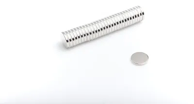 Zdjęcie produktu dla Magnes Neodymowy Walcowy  15x2 mm N38 50 szt