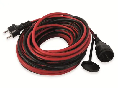 Produktbild von REV Verlängerungskabel Außen 5 m H05RR-F 3G1,5mm², schwarz rot