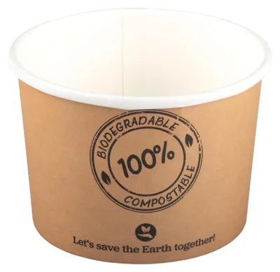 Produktbild von 250x Suppenbecher ToGo aus Karton 250ml Ø9cm bis 100°C