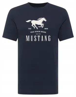 Obrázek produktu pro Mustang | Pánské volnočasové tričko Alex, tmavě modrá barva, velikost L