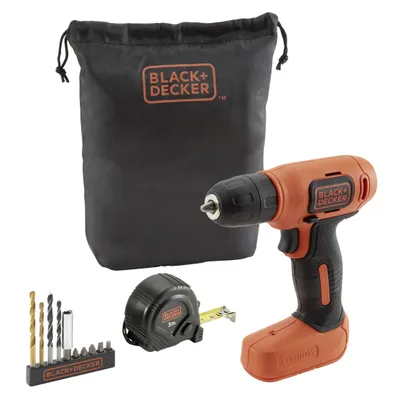Produktbild von Black & Decker Akku-Bohrschrauber-Set 7,2 V Li-Ion
