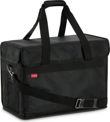 Produktbild von Kühltasche groß – Isolierte Transporttasche für Picknick, Einkauf & Grillen – Mit Aluminium-Innenfutter & Schaumstoffpolsterung – Formstabil & robust – Mit Netzfächern & Reißverschluss – Schultergurt & Tragehenkel