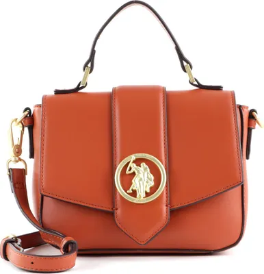 Image de U.S. POLO ASSN. sac à main sac à épaule bandoulière Vancouver Flap Handle Tan brun