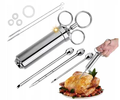 Produktbild von Marinierspritze Fleisch Marinadenspritze Injektor für Fleisch und Gewürze