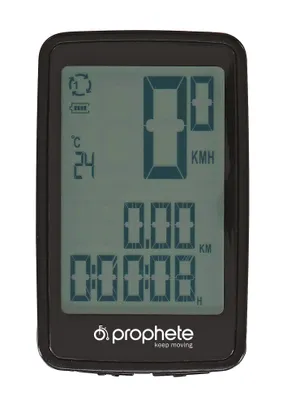 Produktbild von Prophete 0519 Funk-Fahrrad-Computer mit 14 Funktionen