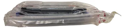 A bundle of Canon 711 black toner cartridges wrapped in clear plastic packaging.