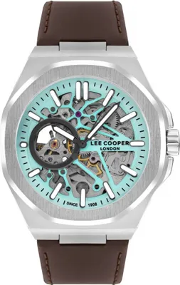 Produktbild von Herrenuhr LEE COOPER LC07978.391 in Navyblau, Fashion Skeleton.