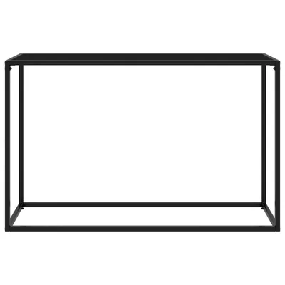 Immagine prodotto di Tavolo Consolle Nero 120x35x75 cm in Vetro Temperato