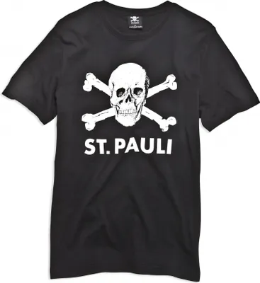 Produktbild von FC St. Pauli - T-Shirt Totenkopf - schwarz