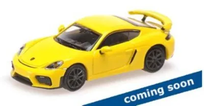 Produktbild von Minichamps 1:87 PORSCHE 718 CAYMAN GT4 (981) - 2019 - YELLOW