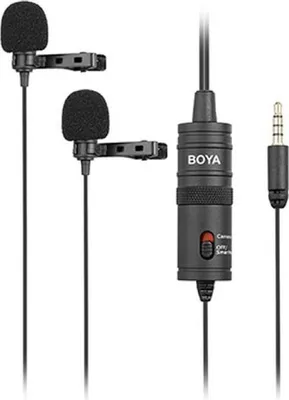 Immagine prodotto di BOYA Microfono Lavalier x2 BY-M1DM 3,5 mm 4 m