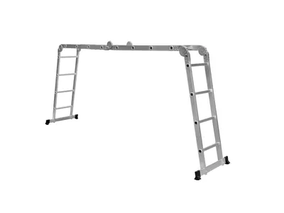 Obrázok produktu pre Multifunkčný rebrík, štafle s 2 podestami 3v1 4,7m 18473