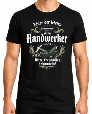 Productafbeelding van Eén van de laatste ambachtslieden. Graag een statement. Sarcasme. Heren T-shirt, zwart, XXL