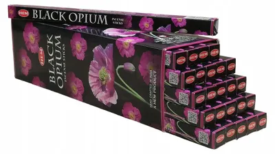 Immagine prodotto di HEM Black Opium, incensi profumati, confezione da 200 pezzi