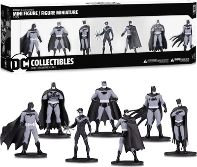 Produktbild von Batman Black & White 7er-Pack Box Set Minifiguren 10 cm #1
