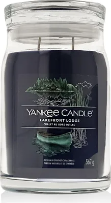 Productafbeelding van Yankee Candle Signature, cilinderkaars, blauw, 90 uur brandduur, 1 stuk