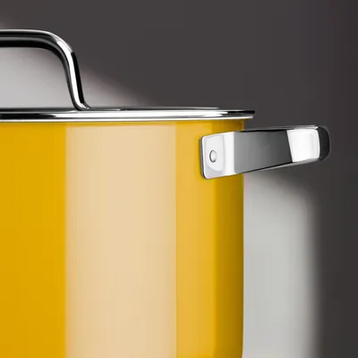 Obrázek produktu pro Fusiontec Mineral Pro, sada hrnců, 4 díly, Mango Yellow