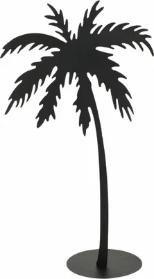 Produktbild von Boltze Dekoaufsteller PALMERA, Standobjekt aus Eisen, Schwarz, 45,5 cm hoch