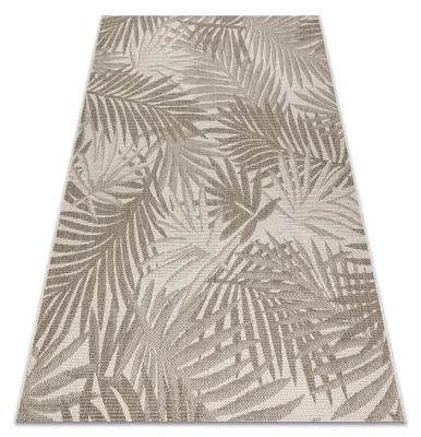 Produktbild von TEPPICH SIZAL FLOORLUX 20504 LAUBEN Champagner / taupe JUNGLE beige 160x230 cm