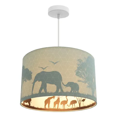 Produktbild von Olucia - SAFARI - Pendelleuchte für Kinderzimmer - Grün