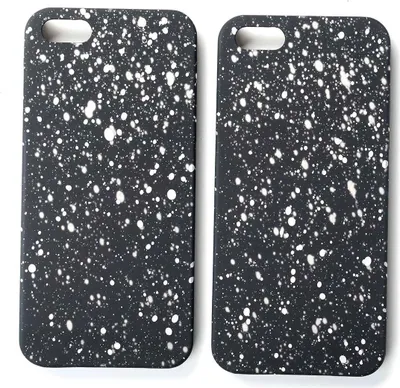 Produktbild von Handy Hülle Schutz Case Bumper Schale für Apple iPhone 5 5s SE 3D Sterne Weiß