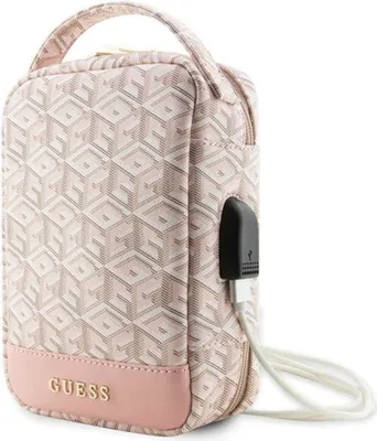 Immagine prodotto di Guess Borsa Guhbhgcfsep Organizer Rosa/Rosa Gcube Stripe