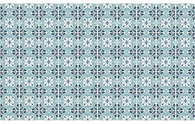 Productafbeelding van Zelfklevende tegelstickers voor keuken en badkamer – 60 cementtegelsstickers in de Loreto-stijl – 60 stickers, 10 x 10 cm