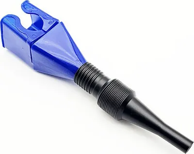 Immagine prodotto di INF Imbuto in plastica con collo flessibile per autoveicoli e moto Blu