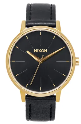 Produktbild von Nixon A108 513 Kensington Leather Gold/Black Damenuhr