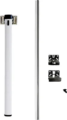 Produktbild von Klappbare Tischbeine, Aluminiumlegierung, 28,5 Zoll Höhe, Doppelte Führungsschienen, Wohnmobil- und Bootskompatibel, Unterstützt 100 kg