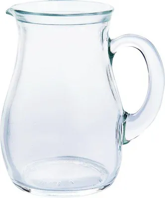 Zdjęcie produktu dla Klasyczna szklana karafka, pojemność 1 litr - przezroczysta, wymiary: 14x12x17 cm