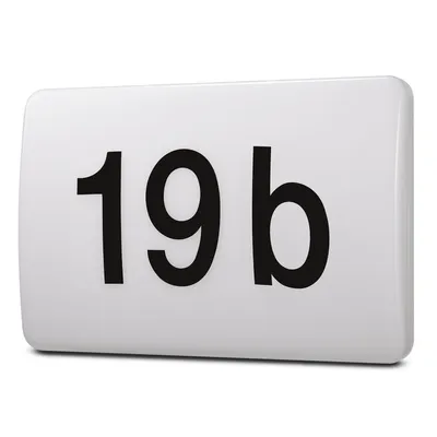 Immagine prodotto di Numero civico a LED Lampada da parete per esterni Sensore crepuscolare 4000K IP65 IK10 Resistente ai raggi UV