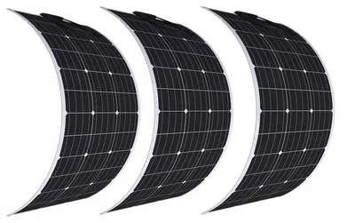 Obrázok produktu pre Flexibilný solárny panel 100W - 12V, monokryštalický, ľahký, vhodný pre karavany a lode