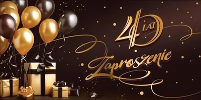 Zdjęcie produktu dla Zaproszenie na 40 Urodziny Z186 (5szt) - AbCard
