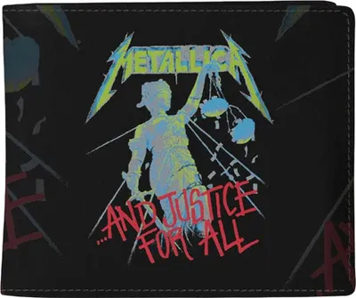 Produktbild von Metallica - "Justice For All" Brieftasche RO14572 (Einheitsgröße) (Schwarz/Bunt)