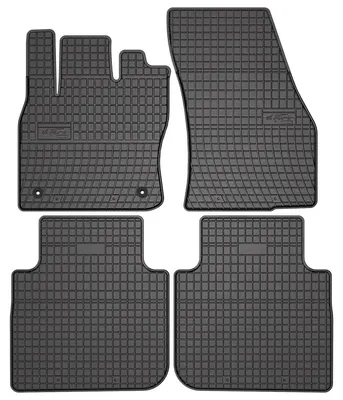 Produktbild von Gummi-Fußmatten für Volkswagen Tiguan Allspace 2017-2024 (Crossover) – 4-tlg, Schwarz, passgenau – Wielganizator SolidPRO