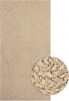 Obrázok produktu pre Koberec ZIZUR 80x150 cm, jutový vzhľad, interiér a exteriér