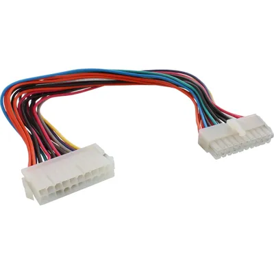 Produktbild von InLine Strom Verlängerung intern, 20pol Stecker / Buchse, Netzteil zu Mainboard, 0,3 m, Männlich, Weiblich, Mehrfarbig, 82 g, 100 mm