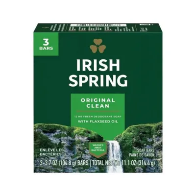 Zdjęcie produktu dla Mydło w kostce Irish Spring Original 3 x 106,3 g w zestawie