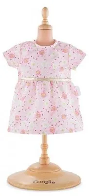 Image de Robe rose poupon 30 cm - habit mon premier corolle - fpp31 (425)