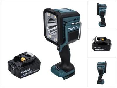 Zdjęcie produktu dla Makita DML 812 T1 Akumulatorowa latarka ręczna LED 18 V 1250 lm + 1x akumulator 5,0 Ah - bez ładowarki