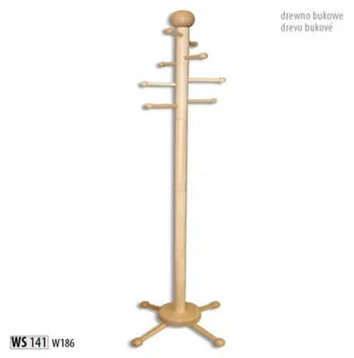 Immagine prodotto di Appendiabiti Appendiabiti in legno Appendiabiti di design con 8 ganci