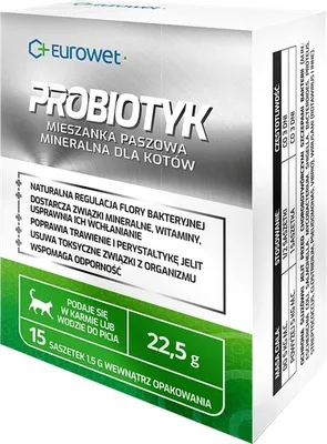 Obrázok produktu pre Eurowet Probiotikum pre mačky - vrecúško 1,5 g