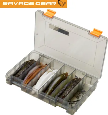 Produktbild von Savage Gear Gravity Stick Kit - 30 Gummifische + Zubehör + Köderbox