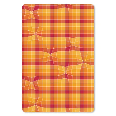 Produktbild von MuchoWow® Mauspad Mousepad Orange - Muster - Abstrakt 18x27 cm - Mousepads - Maus Mat - Pad - Mausunterlage