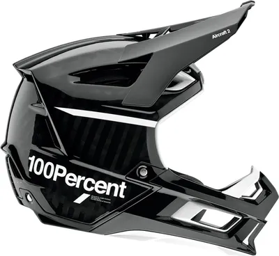 Produktbild von 100% Aircraft 2 Full Face Helm Gr.XL Schwarz/Weiß