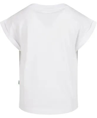 Produktbild von Urban Classics Mädchen Organic Extended Shoulder Tee – Lockeres T-Shirt im Loose Fit aus Baumwolle, kurzärmelig, Basic Sommer Shirt für Freizeit &