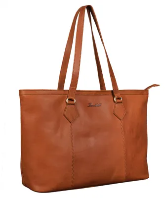 Produktbild von Benthill Handtasche Damen Echt Leder - Hochwertige Große Klassische Damentasche / Shopper - Elegante Umhängetasche - Schultertasche