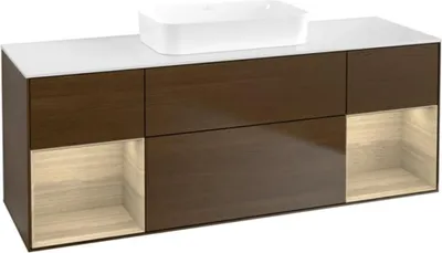 Produktbild von Villeroy & Boch F741PCGN Waschbeckenunterschrank Finion F74