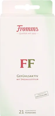 Immagine prodotto di MAPA Fromms FF 21 preservativi SB in blocco con speciale film lubrificante